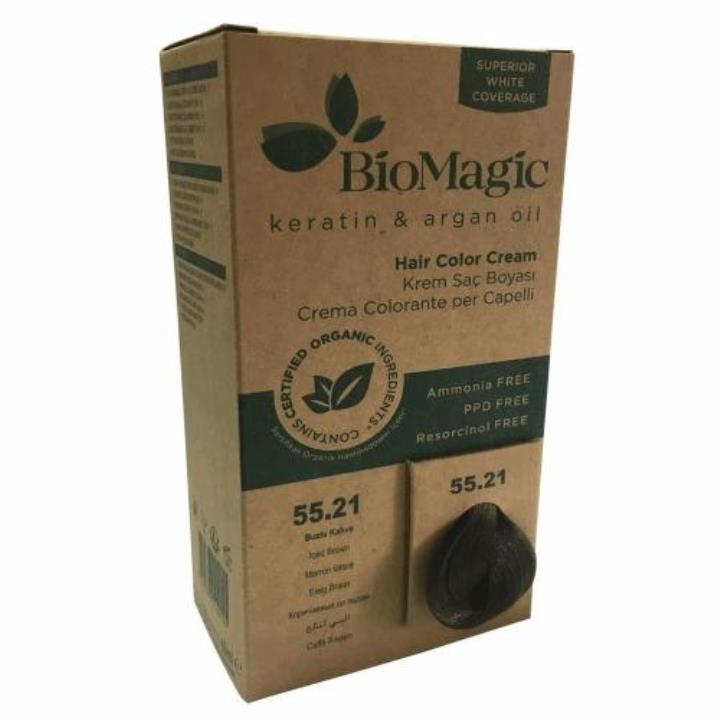 Biomagic 55.21 Buzlu Kahve Doğal Saç Boyası  Yorumları