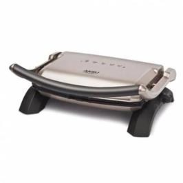 Aksu T28E 1800 W 6 Adet Pişirme Kapasitesi Granit Çıkarılabilir Plaka Izgara ve Tost Makinesi Gold-Rose