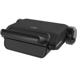 Arçelik TM 3006 S 2000 W 4 Adet Pişirme Kapasiteli Granit Çıkartılabilir Plaka Izgara ve Tost Makinesi Siyah