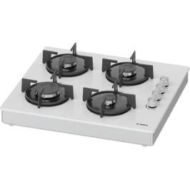 Bosch POP0C2B10O 4 Gözlü Gazlı Cam Yüzeyli Set Üstü Ocak Beyaz