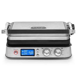 Delonghi CGH1020D 1800 W 4 Adet Pişirme Kapasiteli Teflon Çıkarılabilir Plakalı Izgara ve Tost Makinesi 