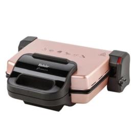 Fakir Gravis Rosie 1800 W 4 Adet Pişirme Kapasiteli Döküm Izgara ve Tost Makinesi Pembe