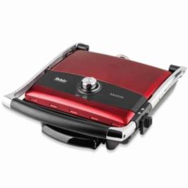 Fakir Matilda 1800 W 3 Adet Pişirme Kapasiteli Teflon Çıkarılabilir Plakalı Izgara ve Tost Makinesi Kırmızı 