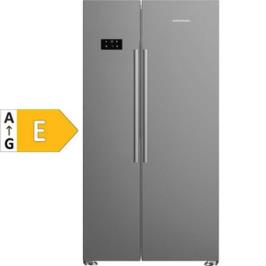 Grundig GSND 6384 S A E Enerji Sınıfı 580 lt Çift Kapılı Gardırop Tipi Buzdolabı Gri
