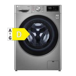 LG F4R5VYW2T D Sınıfı 9 Kg Yıkama 1400 Devir Çamaşır Makinesi Inox