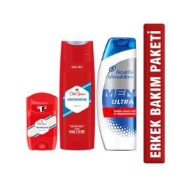 Old Spice 360 ml Şampuan + 400 ml Duş Jeli ve 50 ml Stick Seti