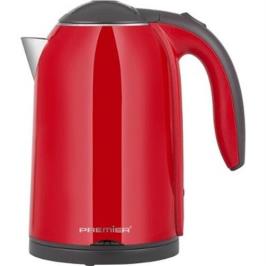 Premier PRK 6240 Safir Çelik 2200 W 1.7 lt Kapasiteli Su Isıtıcı Kırmızı 