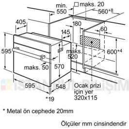 Siemens HB301E0T Ankastre Fırın