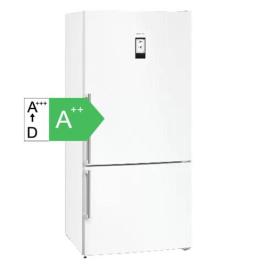 Siemens KG86NAWF0N F Enerji Sınıfı 109 lt Çift Kapılı Kombi Tipi Buzdolabı Beyaz