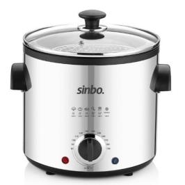 Sinbo SDF 3823 900 W 1 lt Isı Ayarlı Fritöz Beyaz