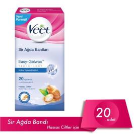Veet 20'li Hassas Ciltler Sir Ağda Bandı