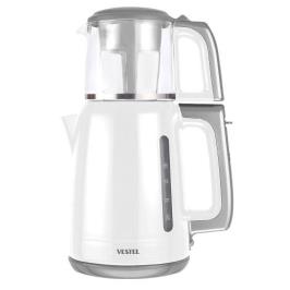 Vestel Sefa 2000B 1700 W 0.9 lt Demleme 1.9 lt Su Isıtma Kapasiteli Çay Makinesi
