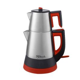 Vestel Şehzade 1800 W 0.8 lt Demleme 1.5 lt Su Isıtma Kapasiteli Çay Makinesi Inox